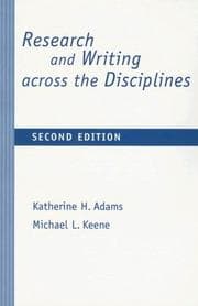 Tapa de Research and writing across the disciplines