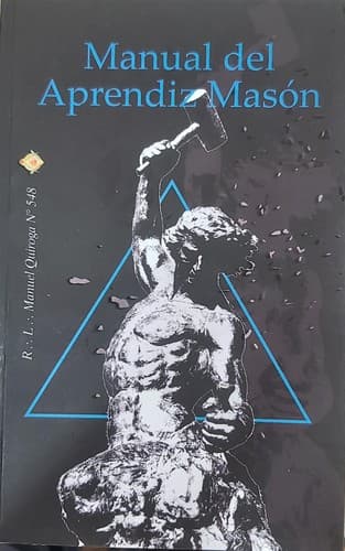 Tapa de Manual del Aprendiz Masón
