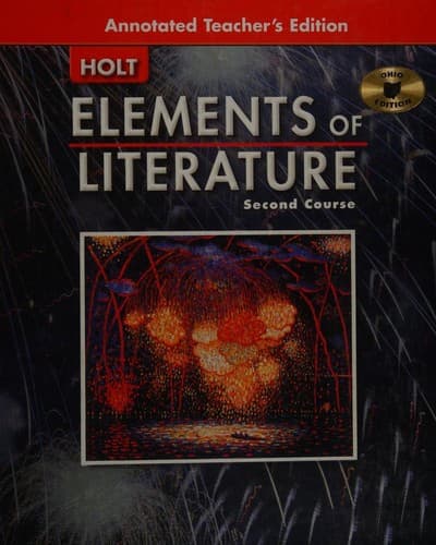 Tapa de Holt Elements of Literature