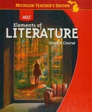 Tapa de Holt Elements of Literature--Second Course