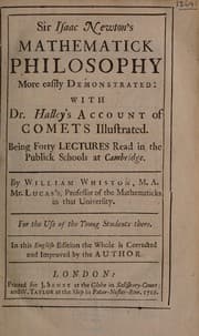 Tapa de Sir Isaac Newton's mathematick philosophy more easily demonstrated
