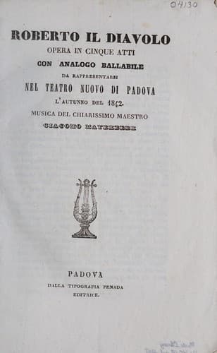 Tapa de Roberto il diavolo