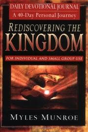 Tapa de Rediscovering the Kingdom Devotional And Journal