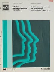 Tapa de Selected marriage statistics, 1921-1990 =