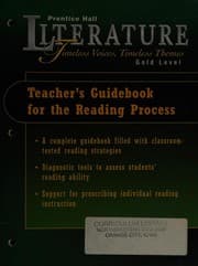 Tapa de Teacher’s Guidebook for the Reading Process -- Gold Level