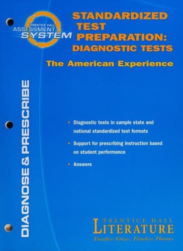 Tapa de Standardized Test Preparation -- Diagnostic Tests -- The American Experience