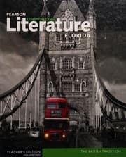 Tapa de Pearson Common Core Literature Florida -- The British Tradition, Volume Two