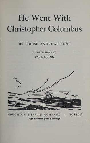 Tapa de He went with Christopher Columbus