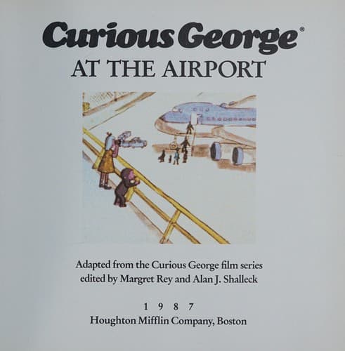 Tapa de Curious George at the airport