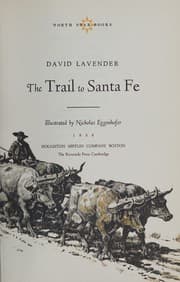 Tapa de The trail to Santa Fe