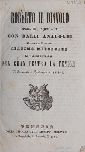 Tapa de Roberto il diavolo