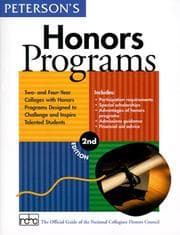 Tapa de Peterson's honors programs