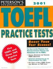 Tapa de TOEFL Practice Tests 2001