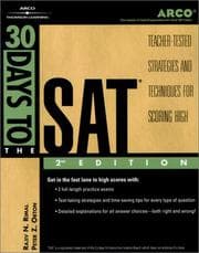 Tapa de 30 Days to the SAT, 2nd ed (30 Days to the Sat)