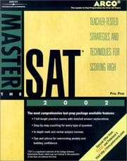 Tapa de Master the SAT, 2002/e w/out CD-ROM (Master the Sat)