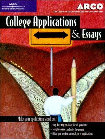Tapa de College applications and essays