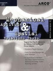 Tapa de Arco Mechanical Aptitude and Spatial Relations Tests