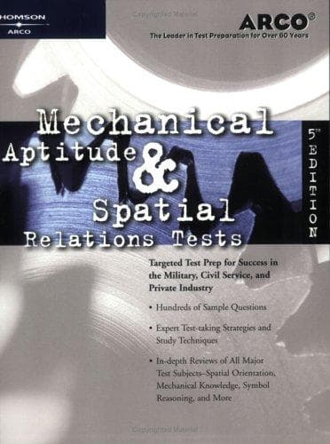 Tapa de Mechanical aptitude & spatial relations tests