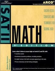 Tapa de SAT II Math 2002 (Sat II Math, 9th ed)