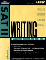 Tapa de SAT II Writing 2002
