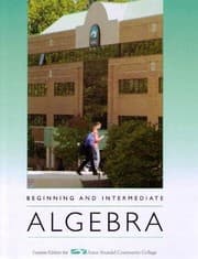 Tapa de Beginning and Intermediate Algebra (Anne Arudel Community College Custom)