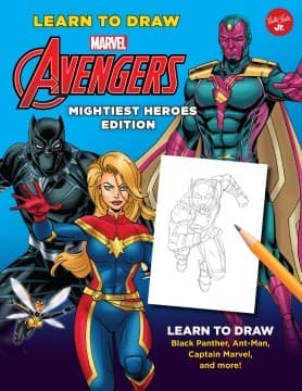 Tapa de Learn to Draw Marvel Avengers
