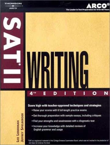 Tapa de SAT II Writing, 4th ed