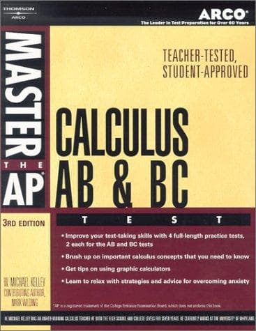 Tapa de Master the AP calculus AB & BC tests