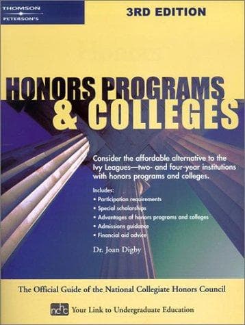 Tapa de Honors programs & colleges