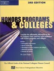 Tapa de Honors programs & colleges