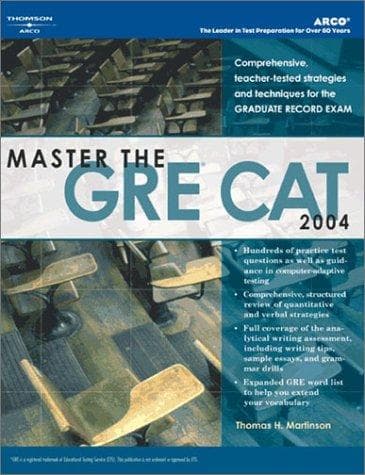 Tapa de Master the GRE CAT, 2004/e (Academic Test Preparation Series)