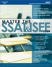Tapa de Master the SSAT/ISEE, 2004/e (Master the Ssat and Isee)