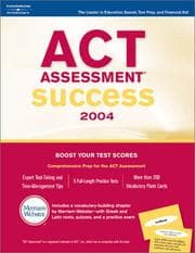 Tapa de ACT Assessment Success 2004 (Act Assessment Success)