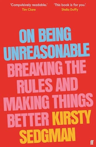 Tapa de On Being Unreasonable