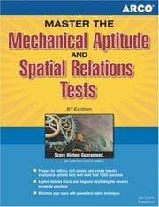 Tapa de Mechanical Aptitude and Spacial Relations Test, 6th edition (Mechanical Aptitude and Spatial Relations Tests)
