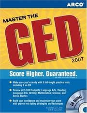 Tapa de Master the GED 2007 w/CD-ROM (Master the Ged (Book & CD-Rom))