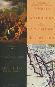 Tapa de The Heath Anthology of American Literature -- fifth edition -- Volume A, Colonial Period To 1800