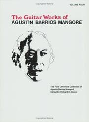 Tapa de Guitar Works of Agustin Barrios Mangore, Vol. IV" (Guitar Works of Augustin Barrios Mangore)
