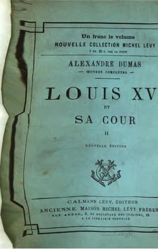 Tapa de Louis XV et sa cour