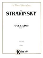 Tapa de Stravinsky 4 Etudes