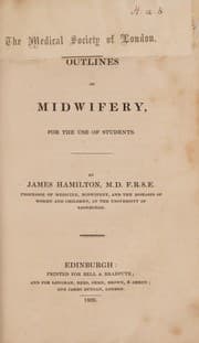 Tapa de Outline of midwifery, for the use of students