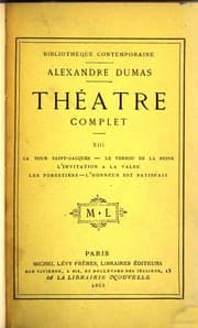 Tapa de Théâtre complet de Alex. Dumas -- Treizième série