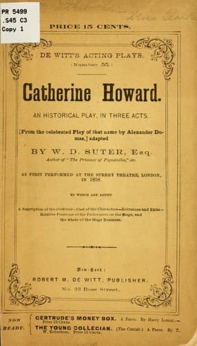 Tapa de Catherine Howard