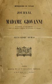 Tapa de Le Journal de Madame Giovanni