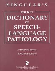 Tapa de Singular's pocket dictionary of speech-language pathology