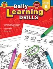 Tapa de Daily Learning Drills, Grade K