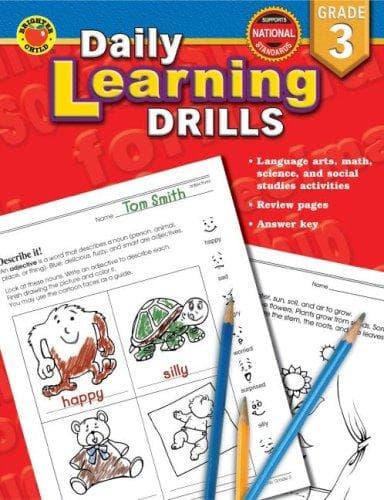 Tapa de Daily Learning Drills Grade 3