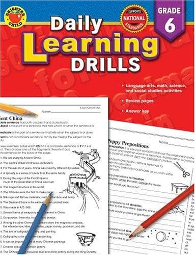Tapa de Daily learning drills