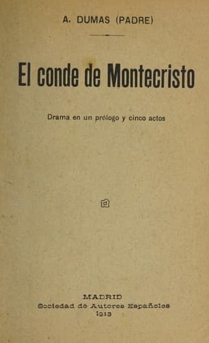 Tapa de El Conde de Montecristo