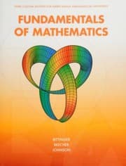 Tapa de Fundamentals of Mathematics